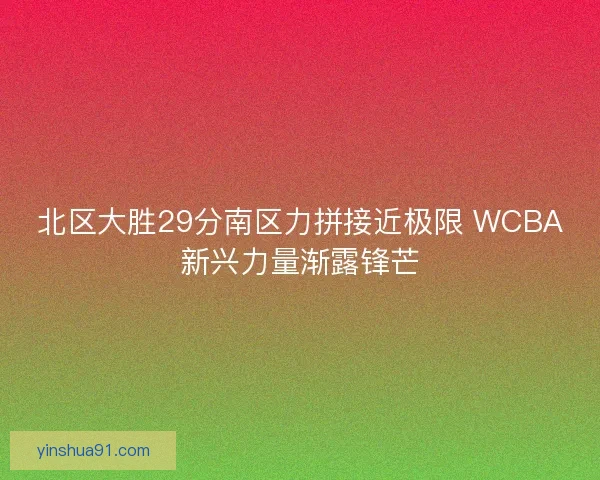 北区大胜29分南区力拼接近极限 WCBA新兴力量渐露锋芒
